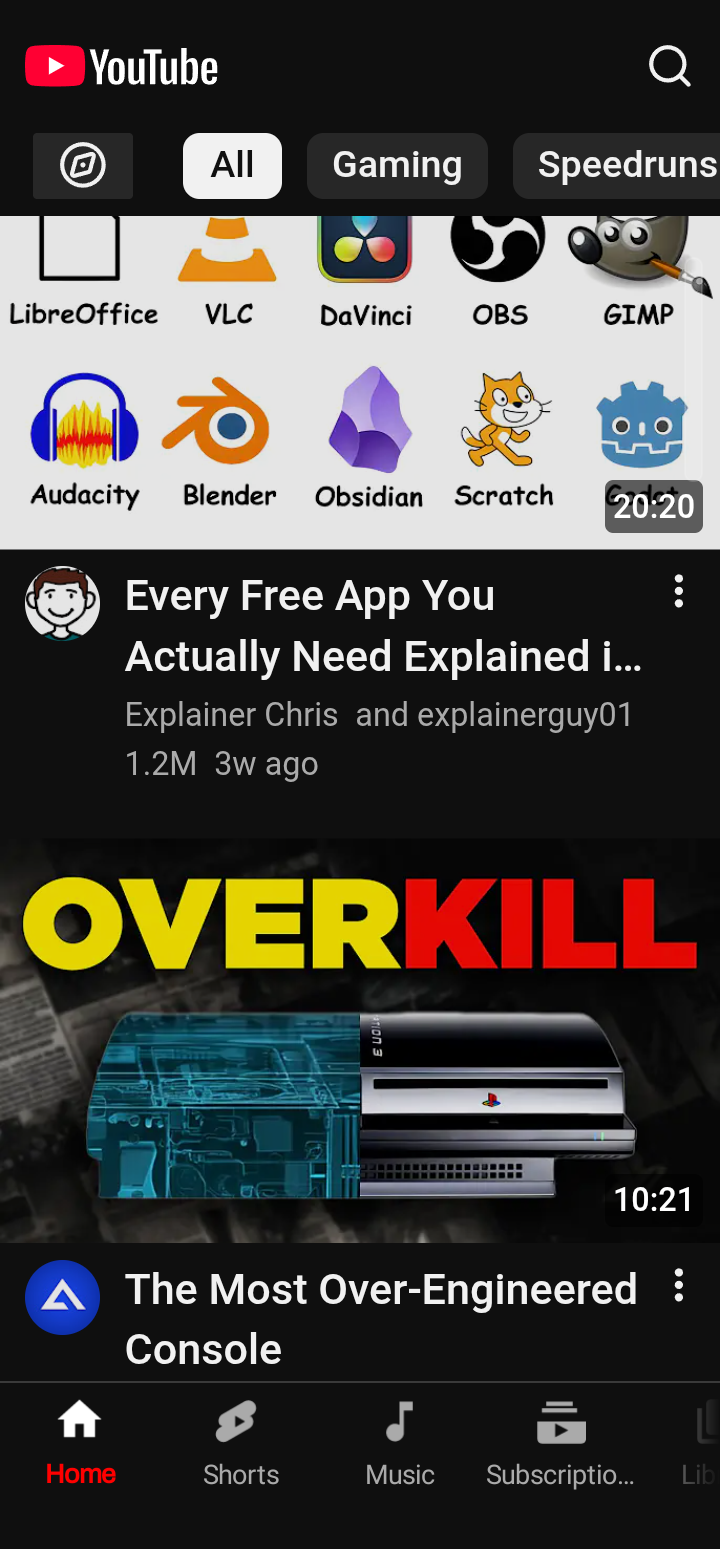 LitePipe app home screen